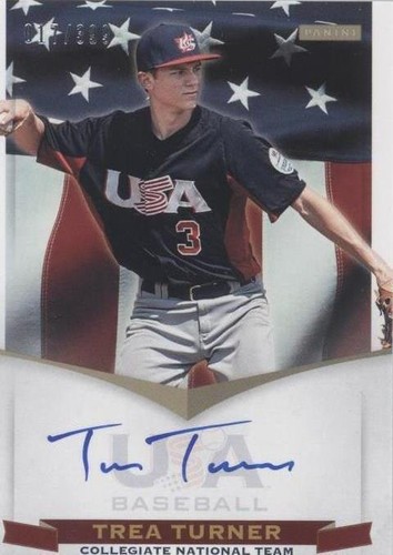 2012 Panini USA Baseball National Team - Trea Turner #20