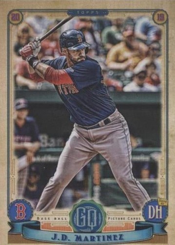 2019 Topps Gypsy Queen - J.D. Martinez #122