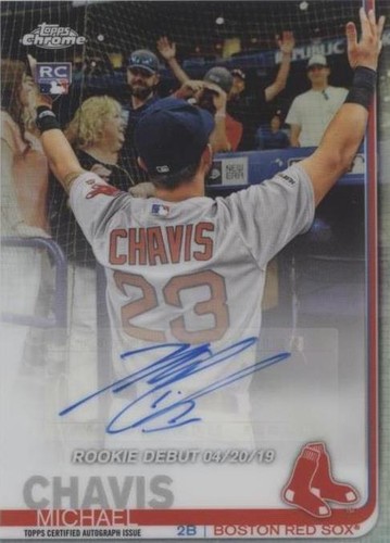 2019 Topps Chrome Update Series - Michael Chavis #CUA-MC