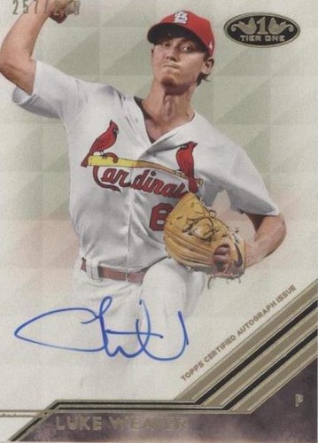 2018 Topps Tier One - Luke Weaver #BA-LWE