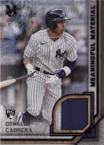 2023 Topps Museum Collection - Oswaldo Cabrera #MMR-OCA