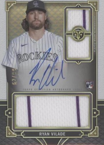 2022 Topps Triple Threads - Ryan Vilade #RFPAR-RV