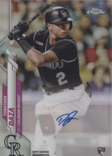 2020 Topps Chrome Update Series - Yonathan Daza #USA-YD