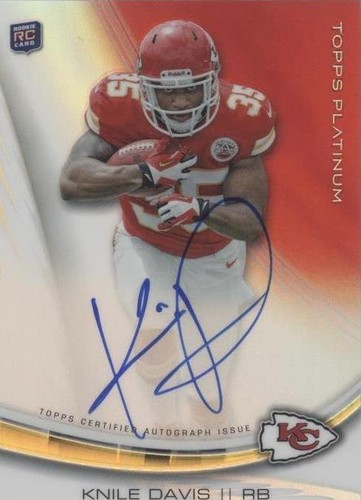 2013 Topps Platinum Knile Davis #A-KD