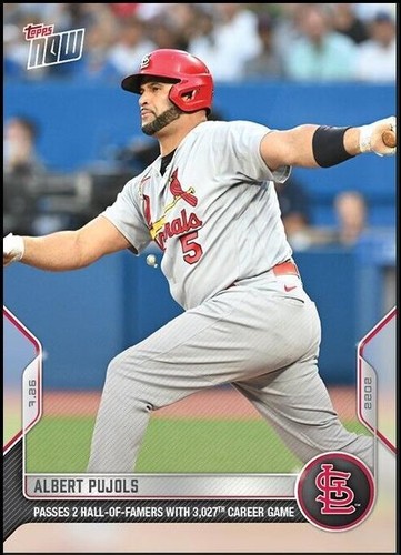 2022 Topps Now - Albert Pujols #597