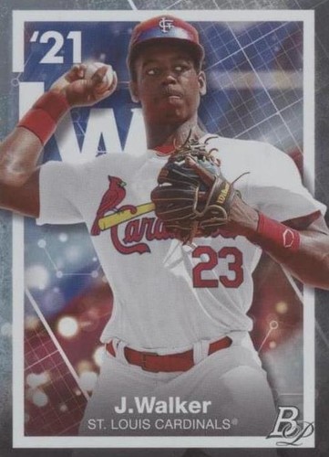 2021 Bowman Chrome Jordan Walker 40-Man Futures Auto 54/99