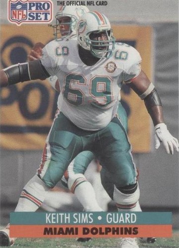 1991 Pro Set Keith Sims #567