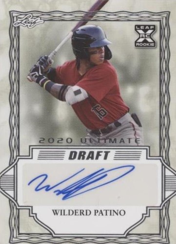 2020 Leaf Ultimate Draft - Wilderd Patino #BA-WP1