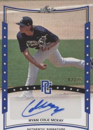 2014 Leaf Perfect Game Showcase - Ryan Cole Mckay #A-RCM