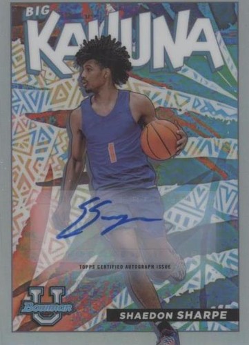 2021-22 Bowman University - Shaedon Sharpe #BK-25