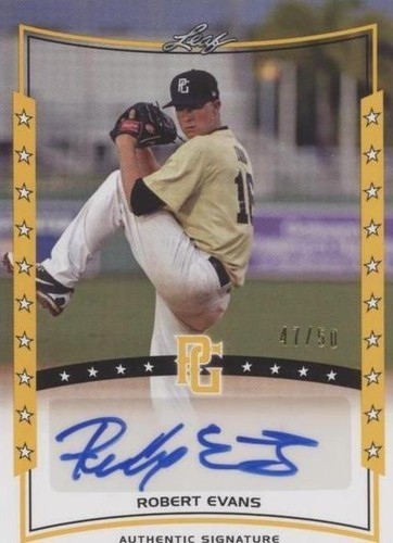 2014 Leaf Perfect Game Showcase - Robert Evans #A-RE1