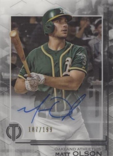 2019 Topps Tribute - Matt Olson #TA-MOL