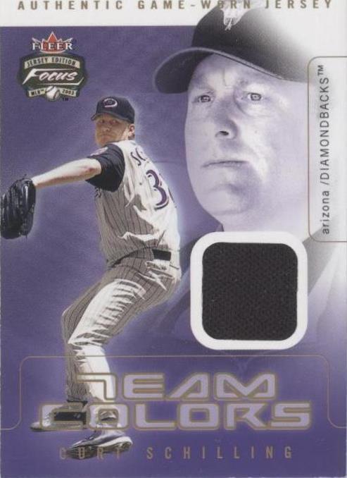 2003 Fleer Focus Jersey Edition - Curt Schilling #TC-CS