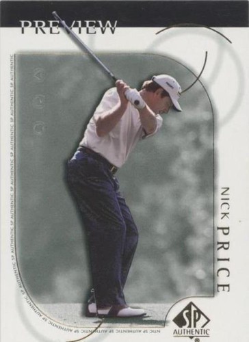 2001 SP Authentic Preview - Nick Price #13