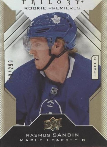 2019-20 Upper Deck Trilogy - Rasmus Sandin #130