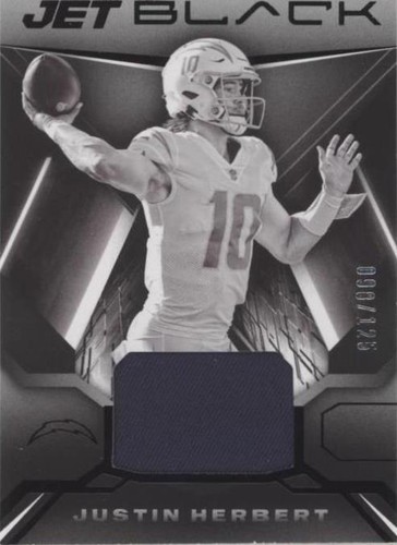 2021 Panini Black Justin Herbert #JBM-JH