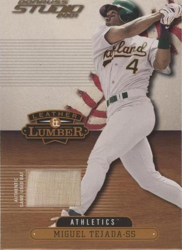 2001 Donruss Studio - Miguel Tejada #LL-3