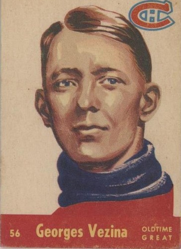 1955-56 Parkhurst - Georges Vezina #56