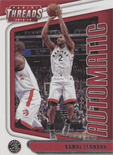 2018-19 Panini Threads - Kawhi Leonard #10