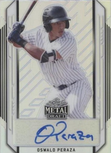 2021 Leaf Metal Draft - Oswald Peraza #BA-OP1