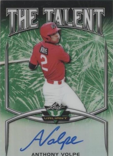 2019 Leaf Valiant - Anthony Volpe #TT-AV2