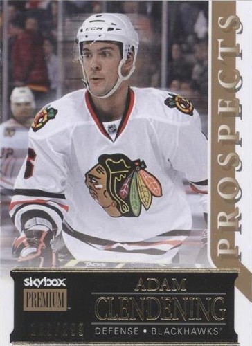2014-15 Fleer Showcase - Adam Clendening #48