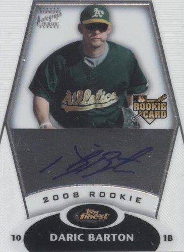 2008 Topps Finest - Daric Barton #163