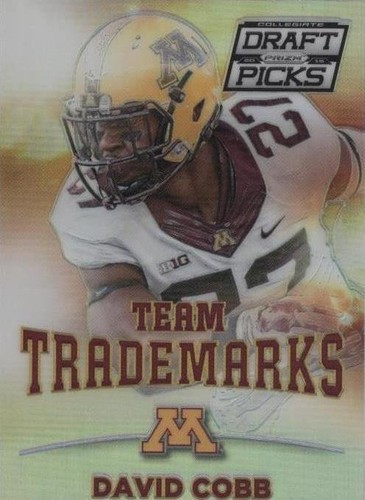2015 Panini Prizm Collegiate Draft Picks David Cobb #13