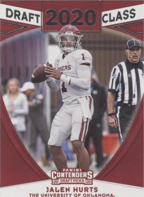 2020 Panini Contenders Draft Picks Jalen Hurts #15