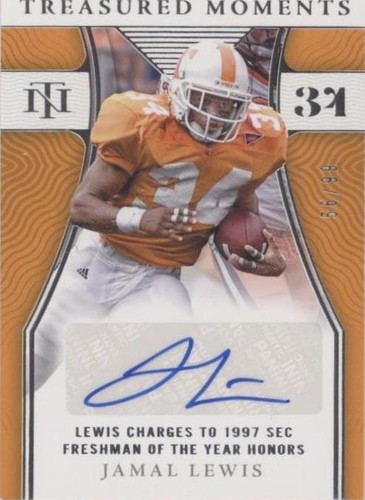 2022 Panini National Treasures Collegiate Jamal Lewis #TM-JLE