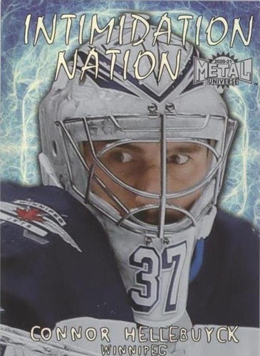 2020-21 Skybox Metal Universe - Connor Hellebuyck #IN-27