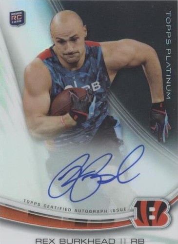 2013 Topps Platinum Rex Burkhead #A-RB