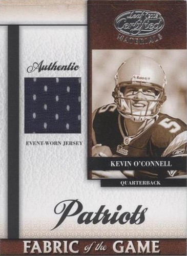 2008 Leaf Certified Materials Kevin O'Connell #RFOG-15