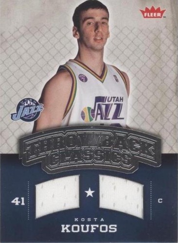 2008-09 Fleer - Kosta Koufos #NBA-KK