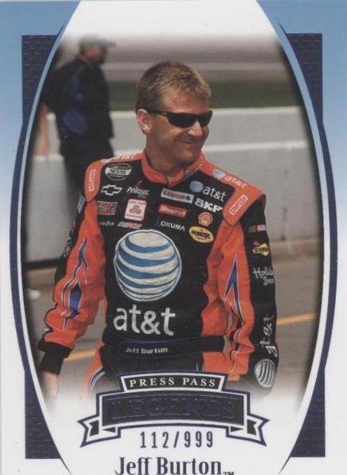 2007 Press Pass Legends - Jeff Burton #B-38