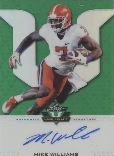 2017 Leaf Valiant Mike Williams #BA-MW1