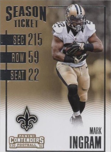 2016 Panini Contenders Mark Ingram #47