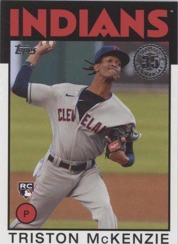2021 Topps - Triston McKenzie #86B-2