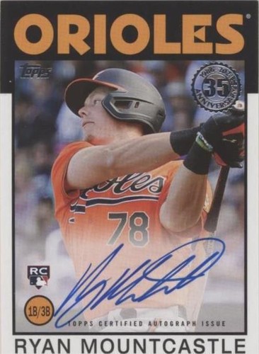 2024 Ryan Mountcastle Topps Five Star Baseball On-Card Auto