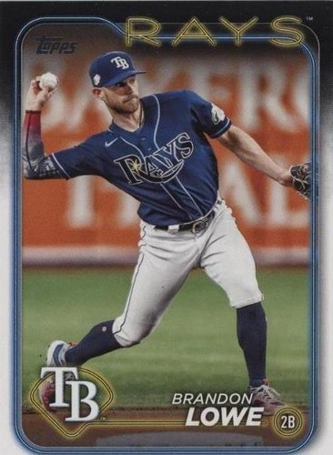 未開封品 TOPPS MLBカード CLEARLY AUTHENTIC BRANDON LOWE 1/5 #CAA-BL 送料無料 中古 IT1 2025 Topps Series 1 #153 Brandon Lowe Tampa Bay Rays