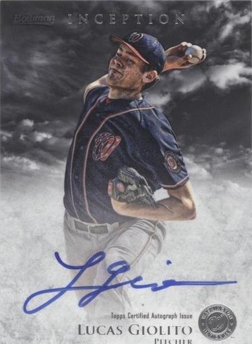 2013 Bowman Inception - Lucas Giolito #PA-LG