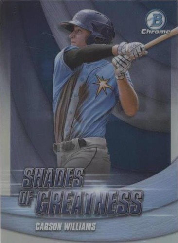 PSA 10 CARSON WILLIAMS AUTO 1st 2021 Bowman Chrome Autograph PSA 10 CARSON WILLIAMS AUTO 1st 2021 Bowman Chrome Autograph