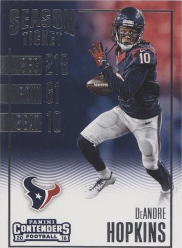 2016 Panini Contenders DeAndre Hopkins #90