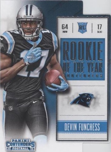 2015 Panini Contenders Devin Funchess #ROY20