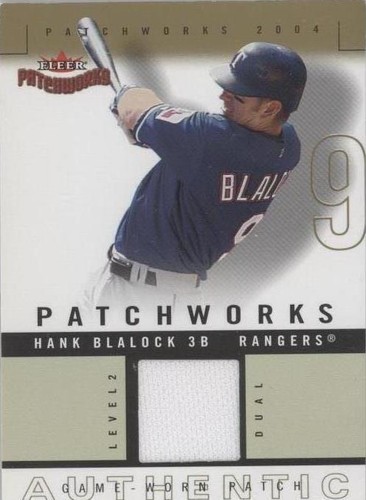 2004 Fleer Patchworks - Hank Blalock #PW-HB