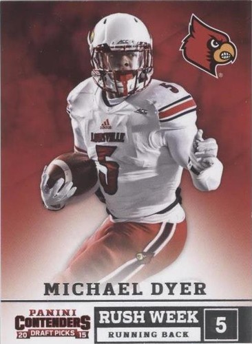 2015 Panini Contenders Draft Picks Michael Dyer #24
