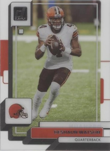 2022 Panini Clearly Donruss Deshaun Watson #12
