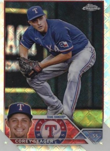 その他 COREY SEAGER Topps Chrome auto blue 2025 Topps Chrome - #PP-8 Corey Seager Power Players - Texas