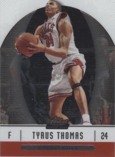 2006-07 Topps Finest - Tyrus Thomas #81