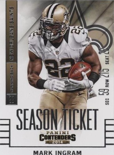 2014 Panini Contenders Mark Ingram #85